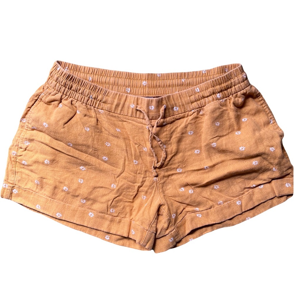 Old Navy Linen Mid Rise Shorts